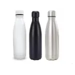 Custom Logo 500ml Cola Shaped Stainless Steel Water Bottle